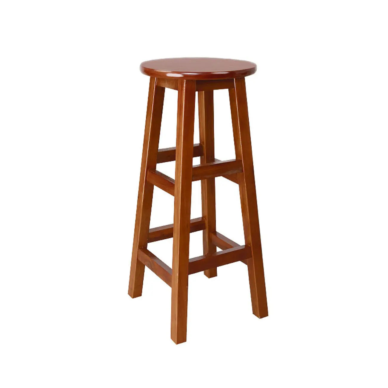 Tabourets de bar modernes en bois, hauteur comptoir, sans dossier