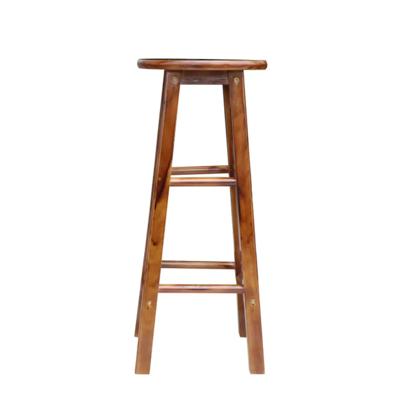 Tabourets de bar modernes en bois, hauteur comptoir, sans dossier