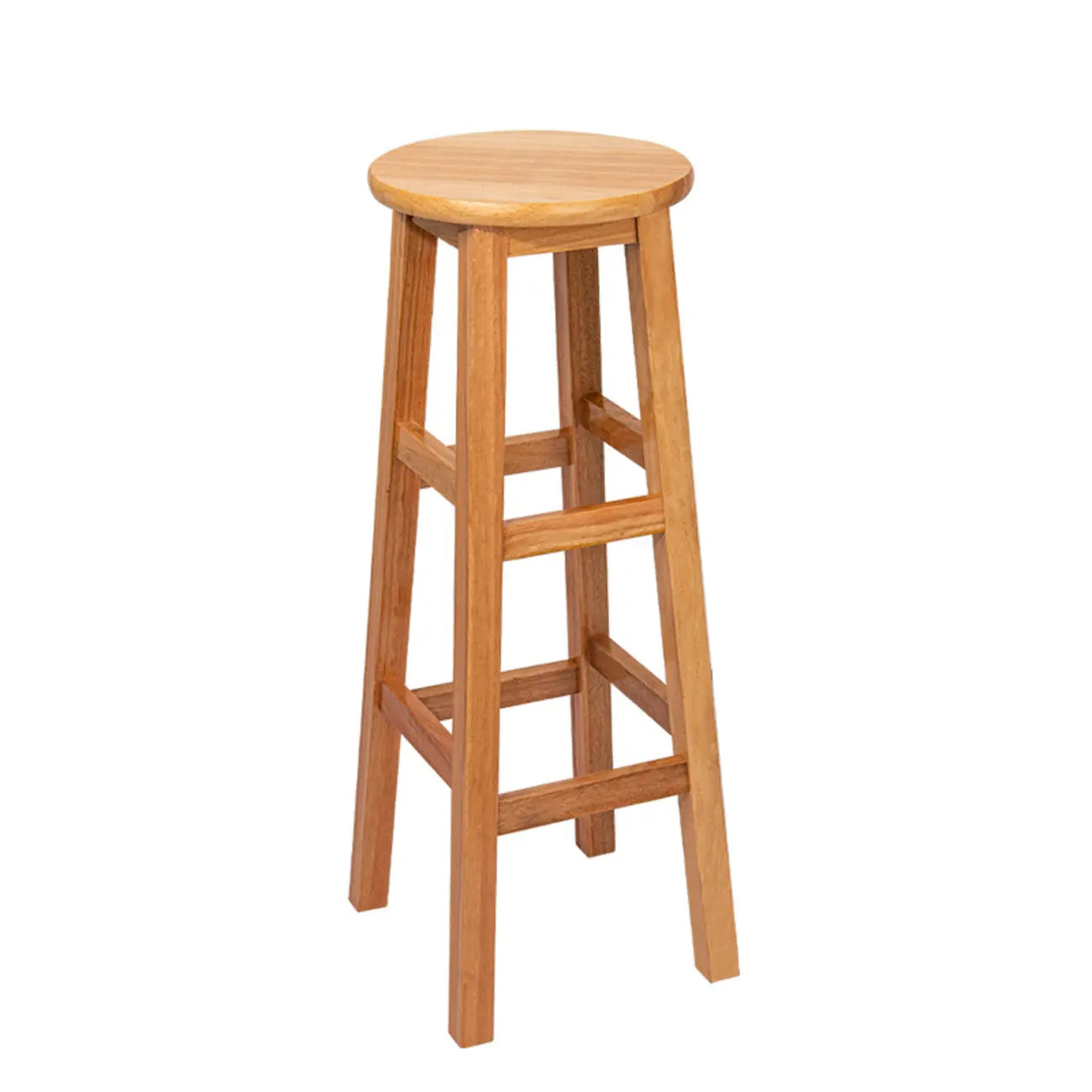 Tabourets de bar modernes en bois, hauteur comptoir, sans dossier