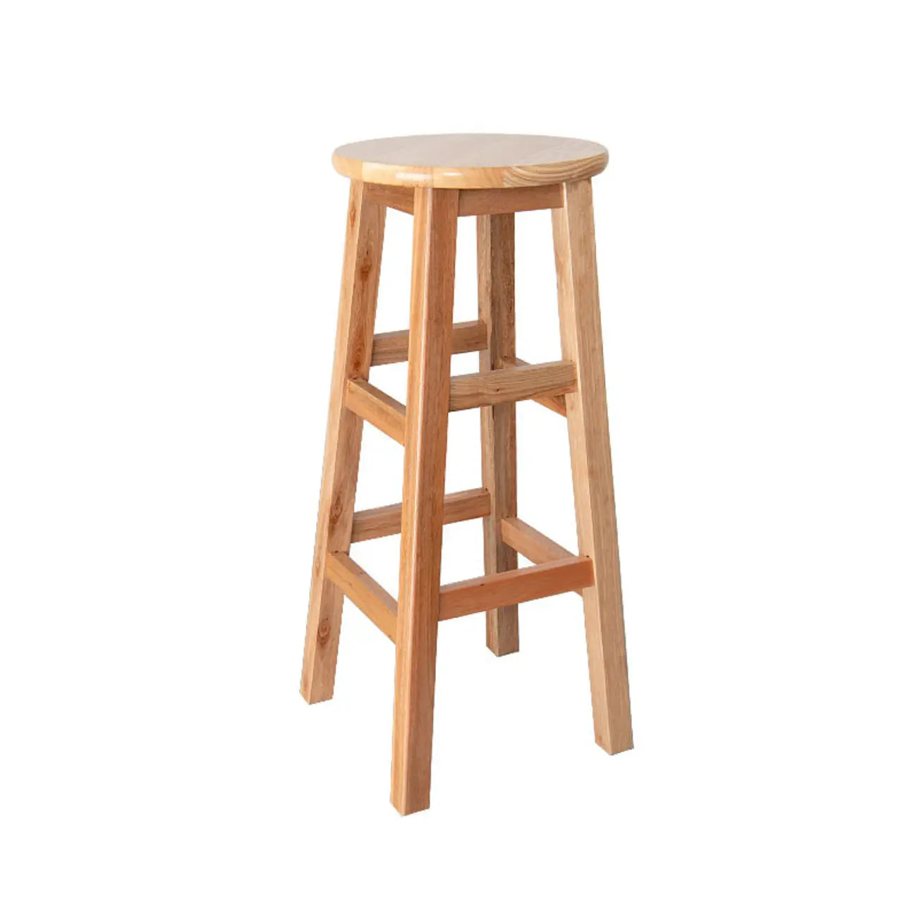 Tabourets de bar modernes en bois, hauteur comptoir, sans dossier