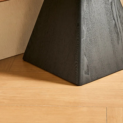 Bibliothèque verticale élégante en bois de frêne à dos ouvert