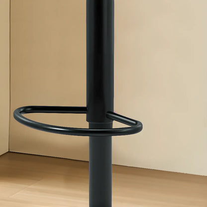 Tabourets de bar modernes pivotants en cuir sans dossier, réglables