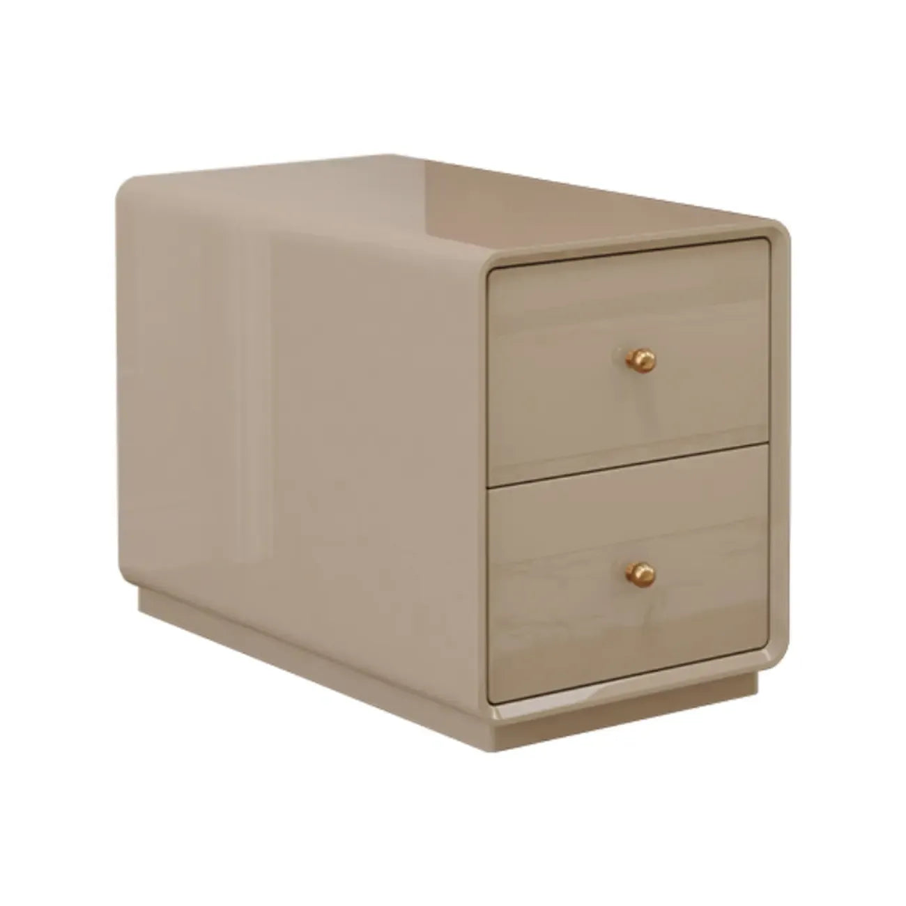 Table d'appoint rectangulaire étroite en bois de noyer avec tiroirs