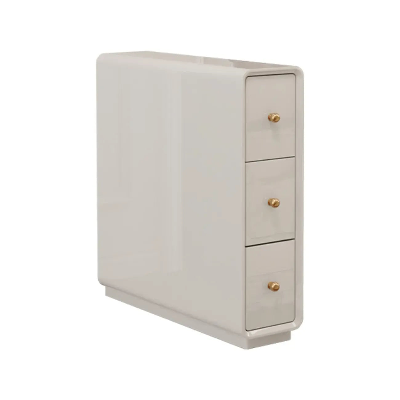 Table d'appoint rectangulaire étroite en bois de noyer avec tiroirs