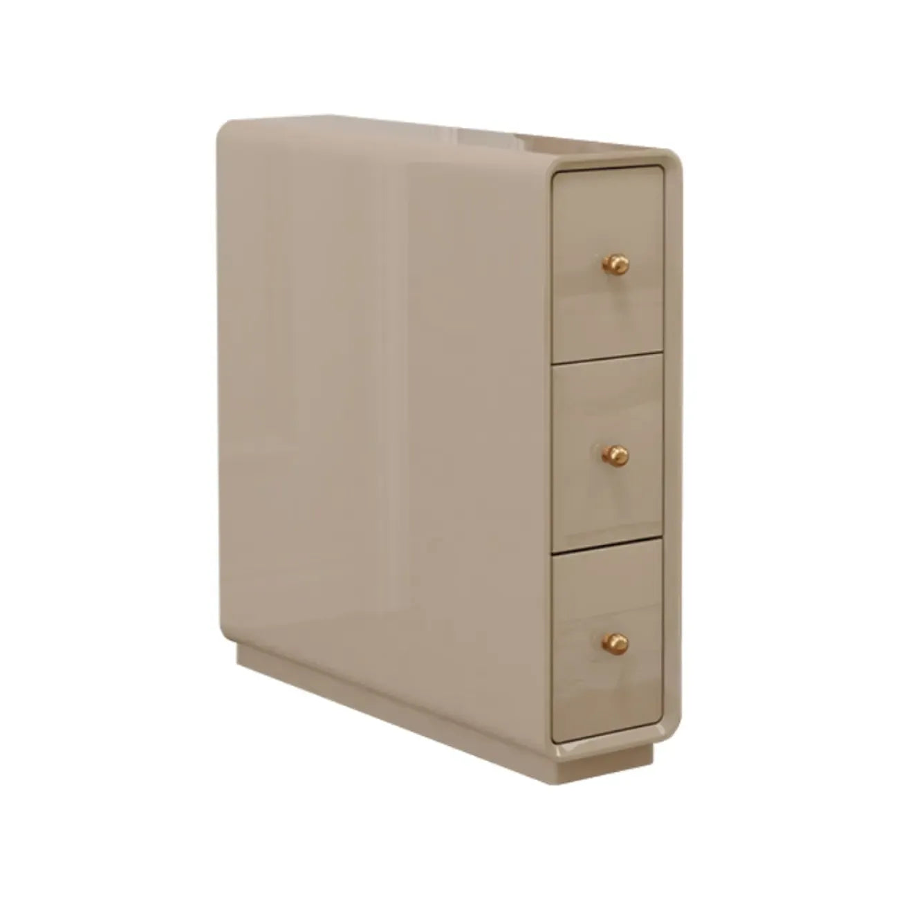 Table d'appoint rectangulaire étroite en bois de noyer avec tiroirs