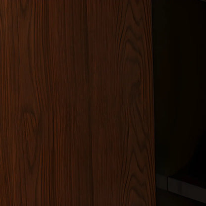 Bibliothèque verticale en bois de style moderne du milieu du siècle