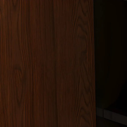 Bibliothèque verticale en bois de style moderne du milieu du siècle