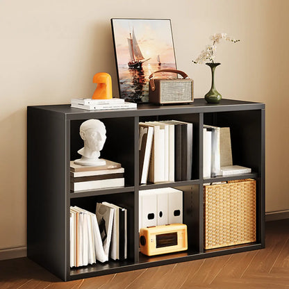 Bibliothèque cubique moderne en acier avec bacs en tissu