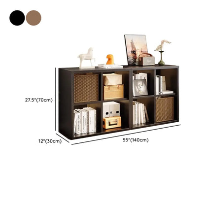 Bibliothèque cubique moderne en acier avec bacs en tissu