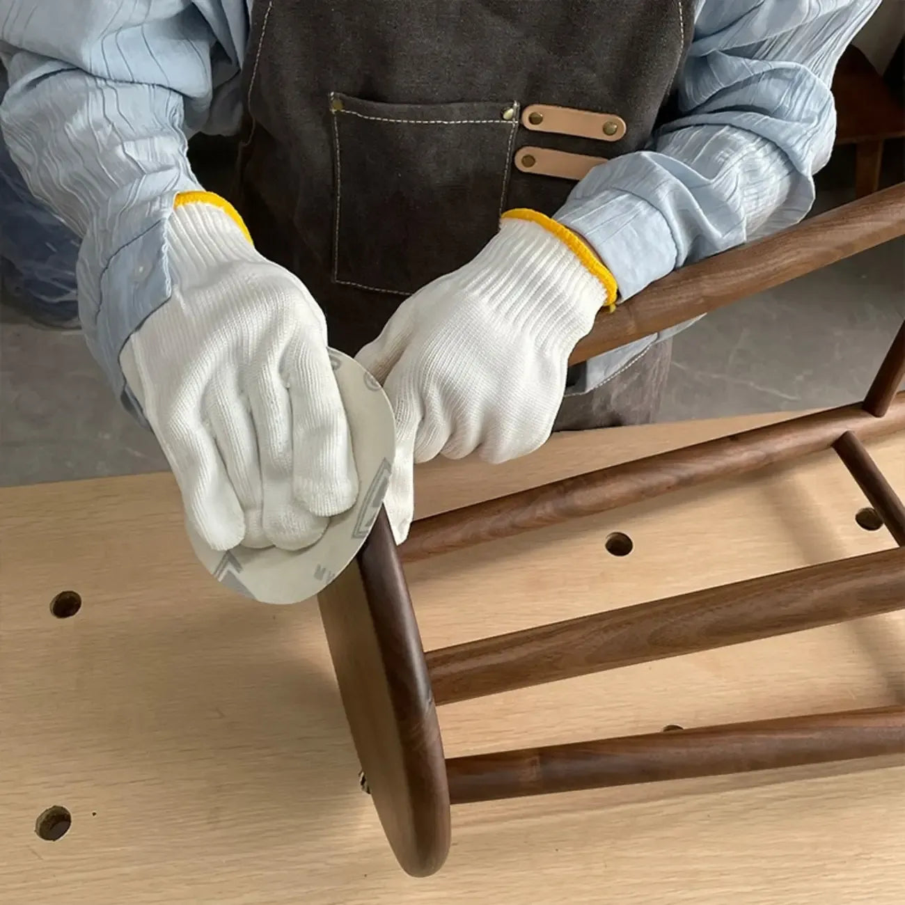 Tabourets de bar modernes en bois avec repose-pieds et dossier inclinable