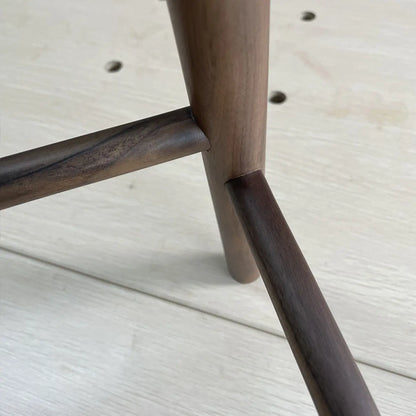 Tabourets de bar modernes en bois avec repose-pieds et dossier inclinable