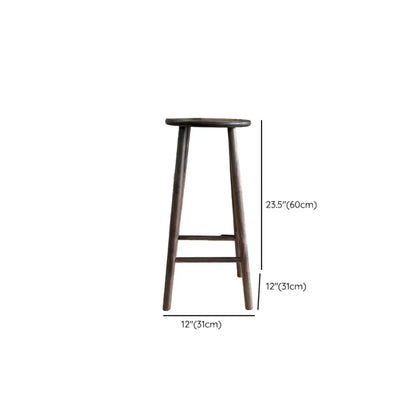 Tabourets de bar modernes en bois avec repose-pieds et dossier inclinable