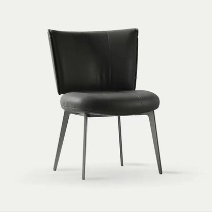 Chaises de salle à manger capitonnées à dossier incurvé, style urbain chic