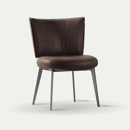Chaises de salle à manger capitonnées à dossier incurvé, style urbain chic