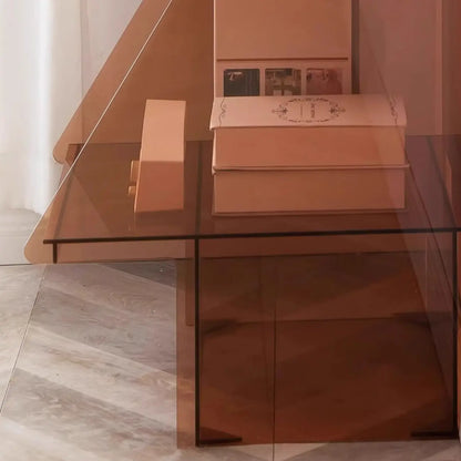 Bibliothèque verticale élégante en acrylique artistique
