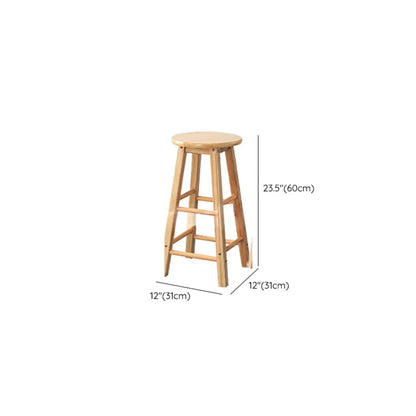 Tabourets de bar modernes en bois, hauteur comptoir