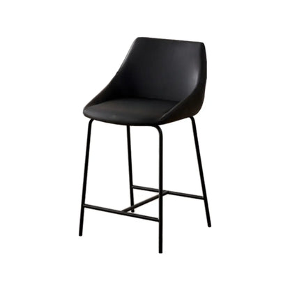 Tabourets de bar modernes en cuir réglables au comptoir