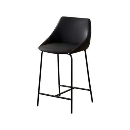 Tabourets de bar modernes en cuir réglables au comptoir