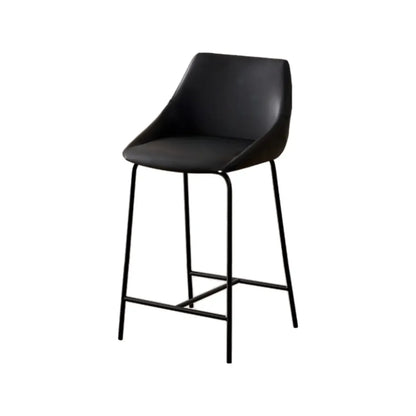 Tabourets de bar modernes en cuir réglables au comptoir