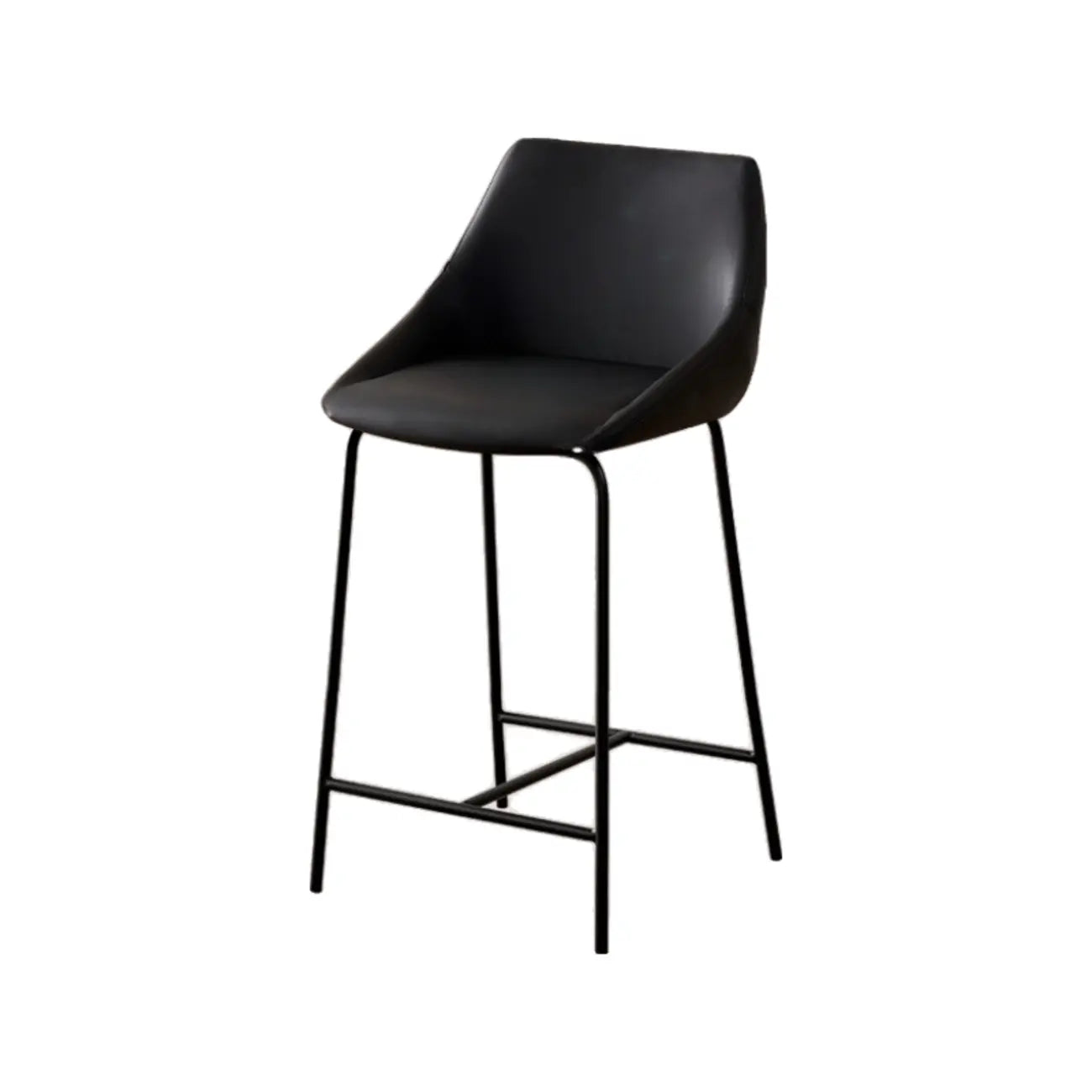 Tabourets de bar modernes en cuir réglables au comptoir