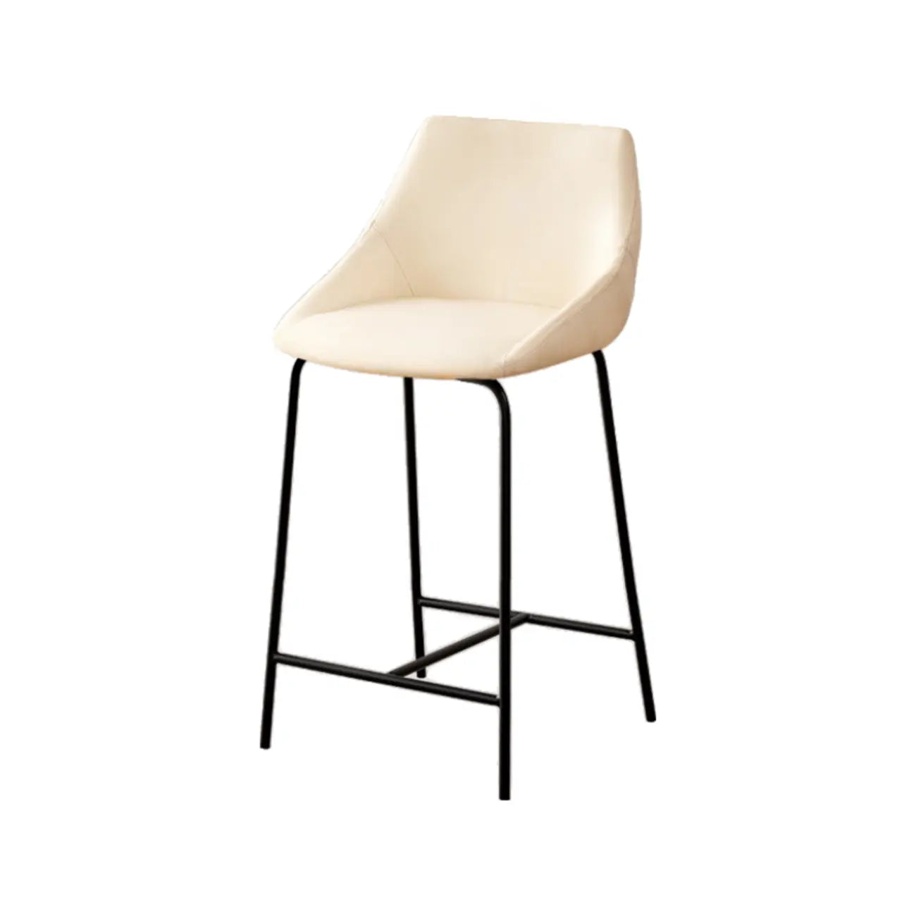 Tabourets de bar modernes en cuir réglables au comptoir