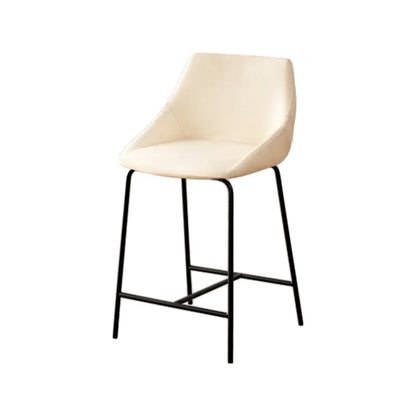 Tabourets de bar modernes en cuir réglables au comptoir