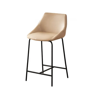 Tabourets de bar modernes en cuir réglables au comptoir