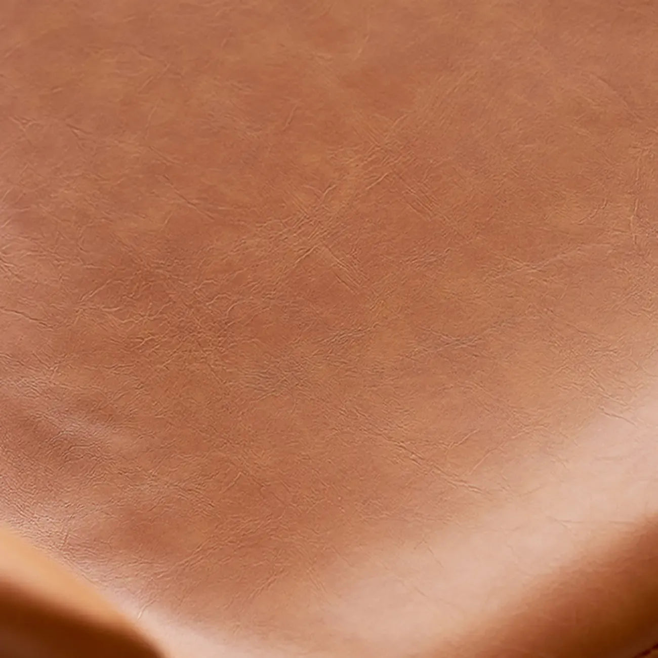 Tabourets de bar baquets en cuir de style moderne du milieu du siècle avec dossier bas