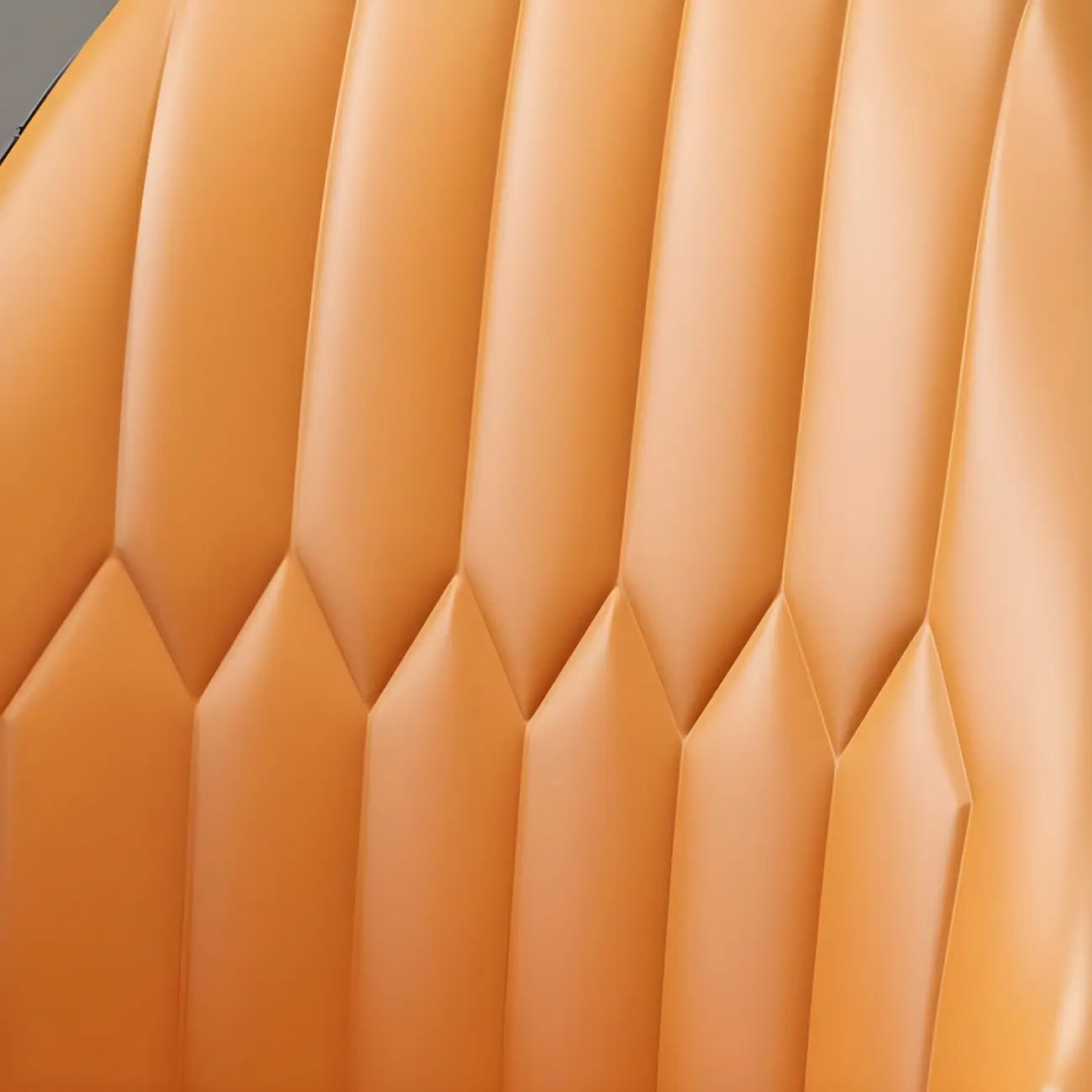 Chaise de salle à manger moderne en cuir avec accoudoirs