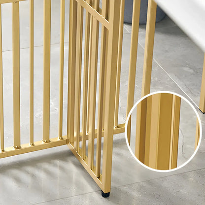 Tables de bar glamour dorées avec plateau en bois et étagère en métal