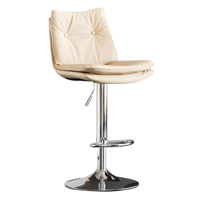 Tabourets de bar pivotants en cuir réglables modernes