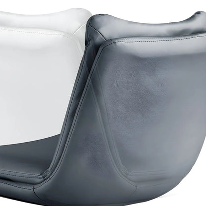Tabourets de bar pivotants en cuir réglables modernes