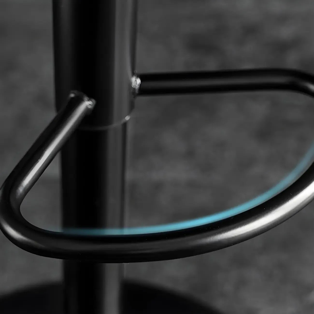 Tabourets de bar pivotants en cuir réglables modernes