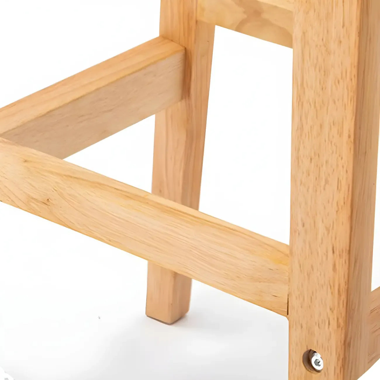 Tabouret de bar minimaliste moderne en bois, confort amélioré