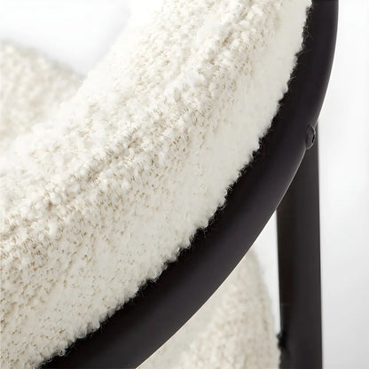 Chaises de salle à manger contemporaines recouvertes de tissu