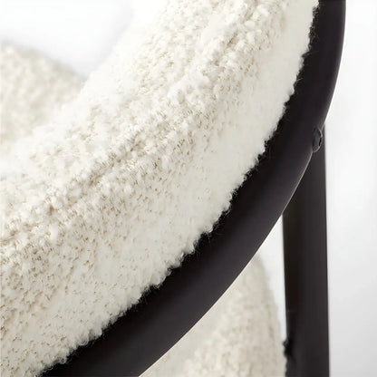 Chaises de salle à manger contemporaines recouvertes de tissu