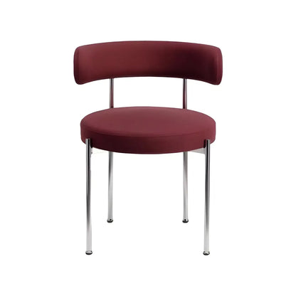 Chaises de salle à manger contemporaines recouvertes de tissu