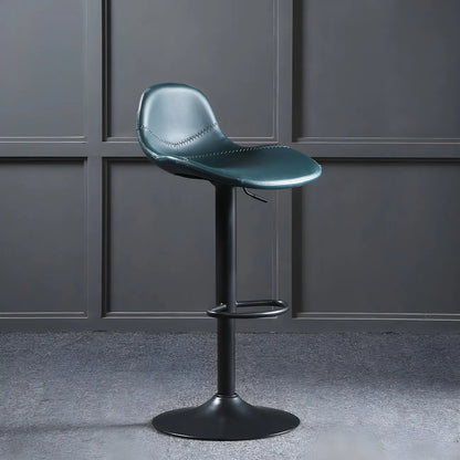 Tabourets de bar modernes en cuir réglables avec repose-pieds pour bar à domicile