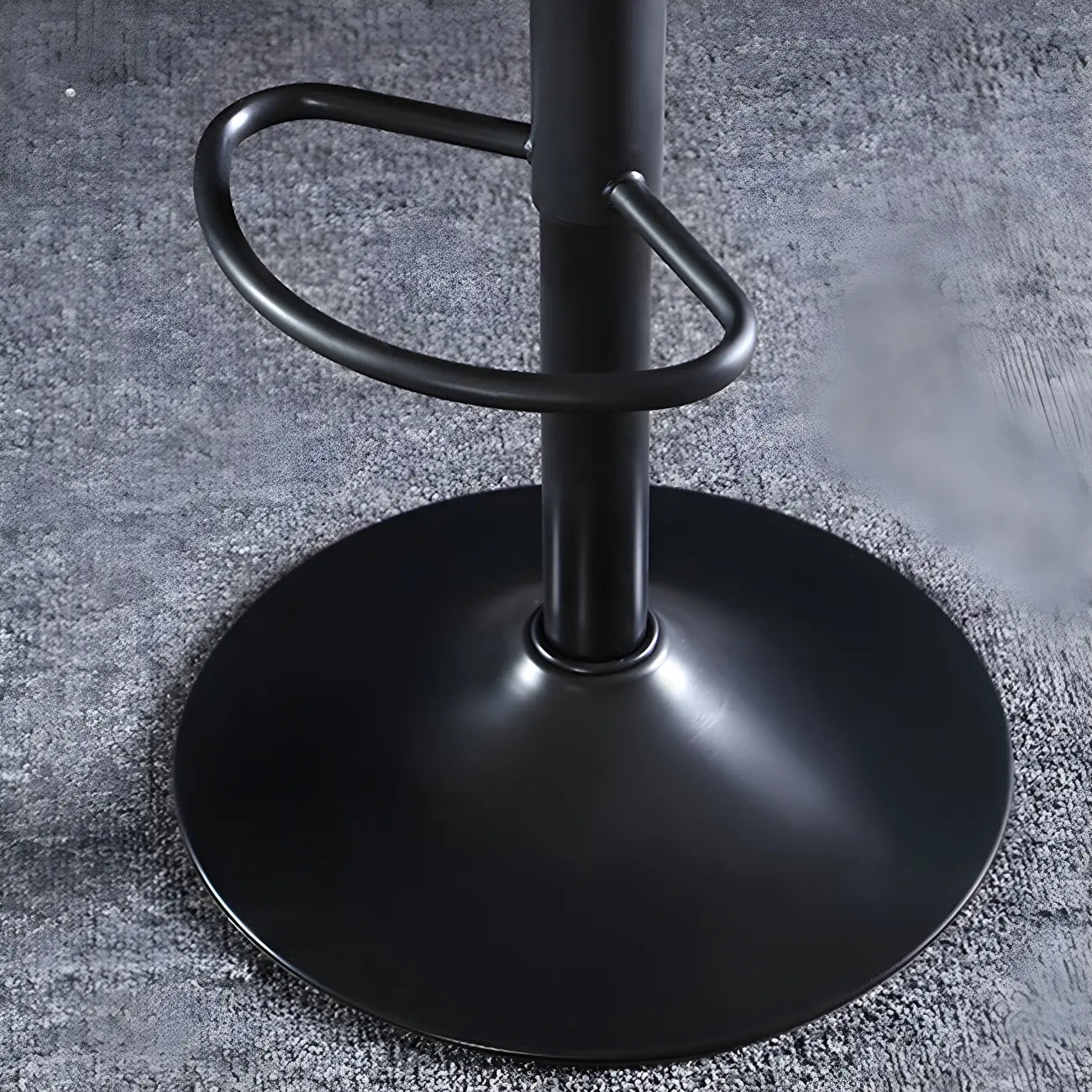 Tabourets de bar modernes en cuir réglables avec repose-pieds pour bar à domicile