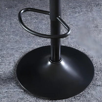 Tabourets de bar modernes en cuir réglables avec repose-pieds pour bar à domicile