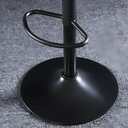 Tabourets de bar modernes en cuir réglables avec repose-pieds pour bar à domicile