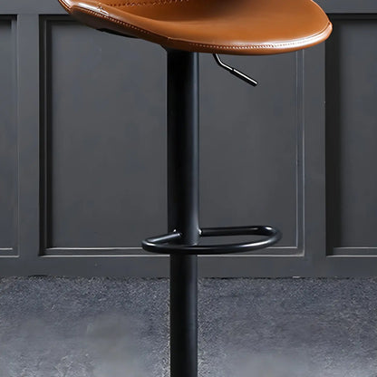 Tabourets de bar modernes en cuir réglables avec repose-pieds pour bar à domicile