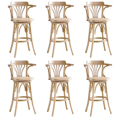 Tabouret de bar bas en rotin carré intemporel, marron/noir