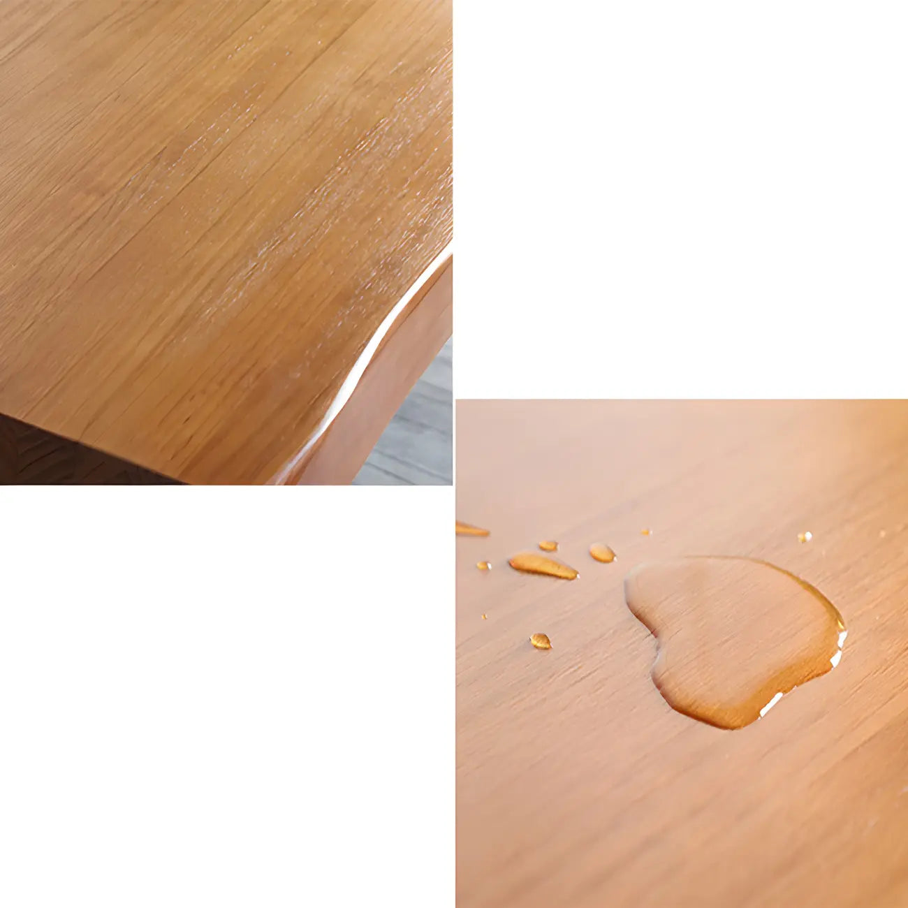Table de bar rectangulaire en pin avec piètement en métal marron
