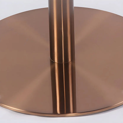 Tabourets de bar pivotants et réglables en métal brillant