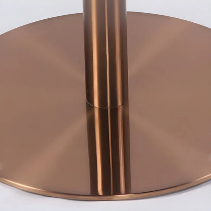 Tabourets de bar pivotants et réglables en métal brillant