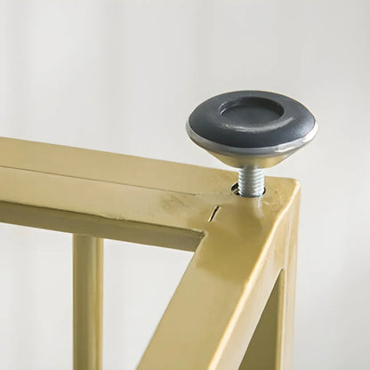 Table de bar blanche moderne avec grand espace de rangement pour les repas