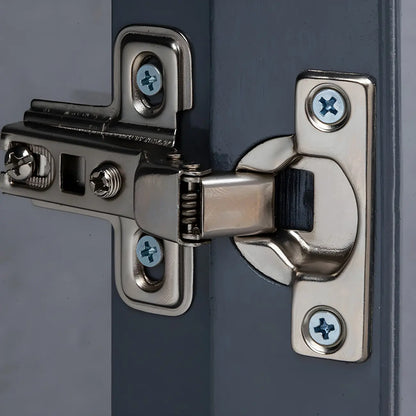 Étagère en bambou gris, vitrine avec porte en acrylique