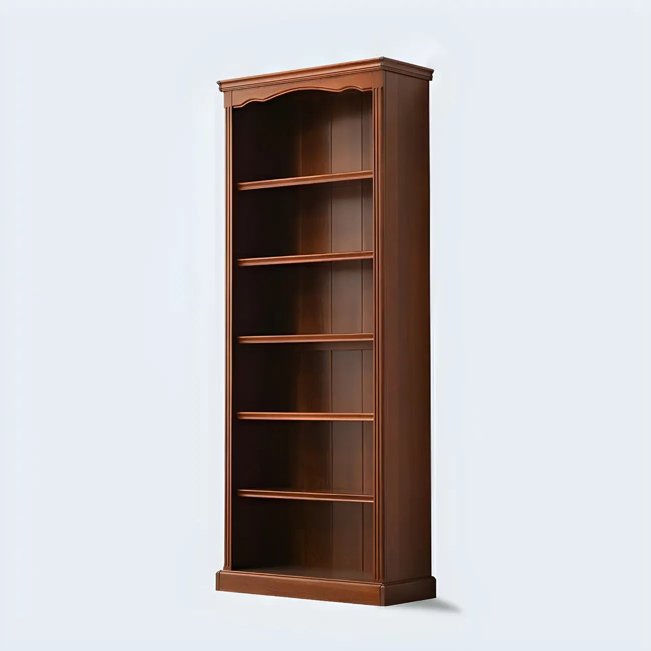 Bibliothèque rectangulaire classique et simple en bois blanc