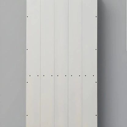 Bibliothèque rectangulaire classique et simple en bois blanc